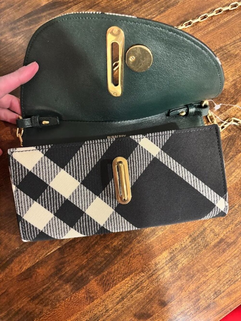 Burberry Rocking Horse Chain Wallet - Authentic, Brand New - Picture 6 of 8